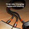 3 In 1 USB Type C Cable Cord For Samsung Xiaomi Huawei USB C Cable For iPhone 16 15 14 13 Pro Phone Charger USB Data Cable