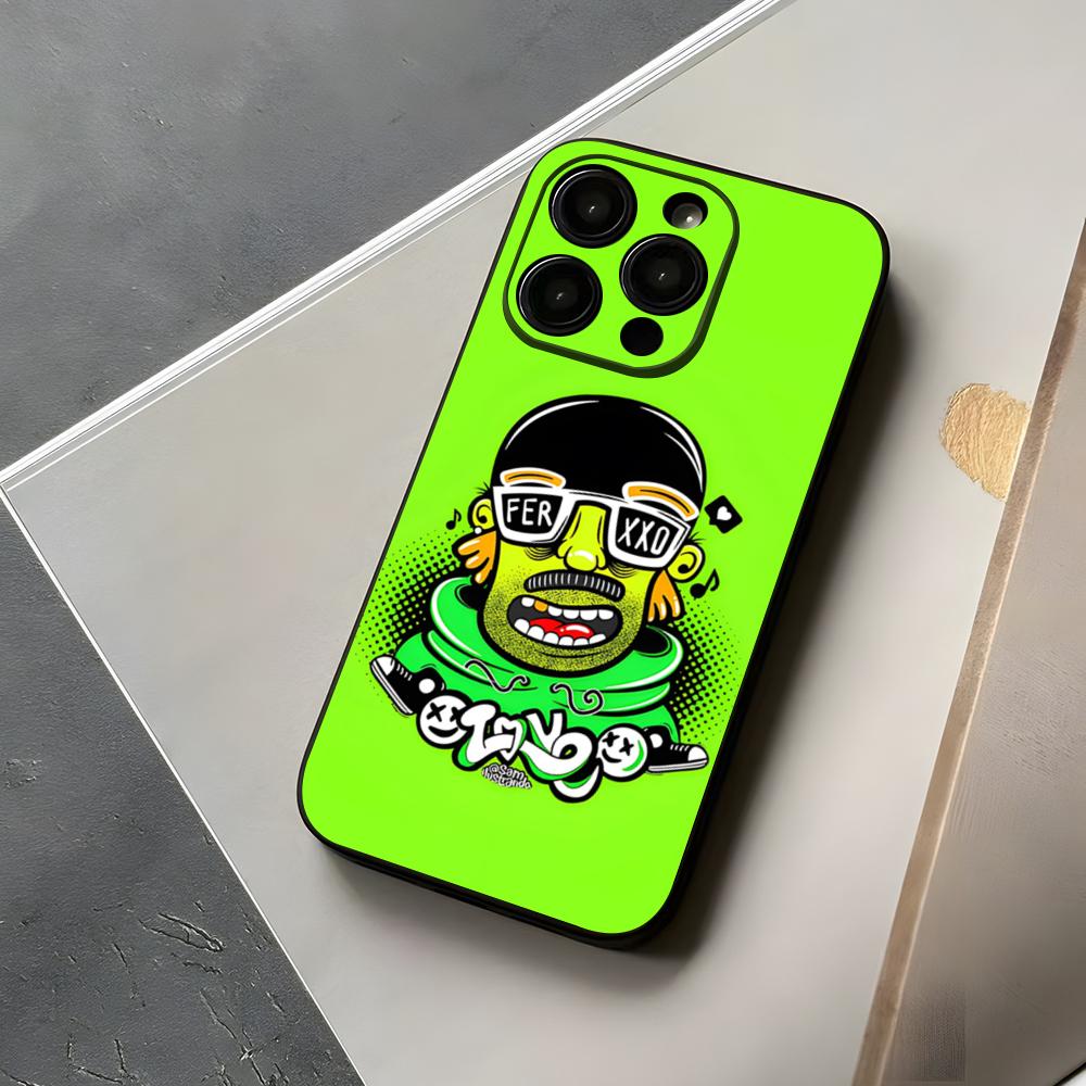 Ferxxo Feid Singer Phone Case For Iphone 15 16 Serene 12 14 Se 2020 2022 Pro Max 11 13 Xr X Xs Plus Funda Shell Cover