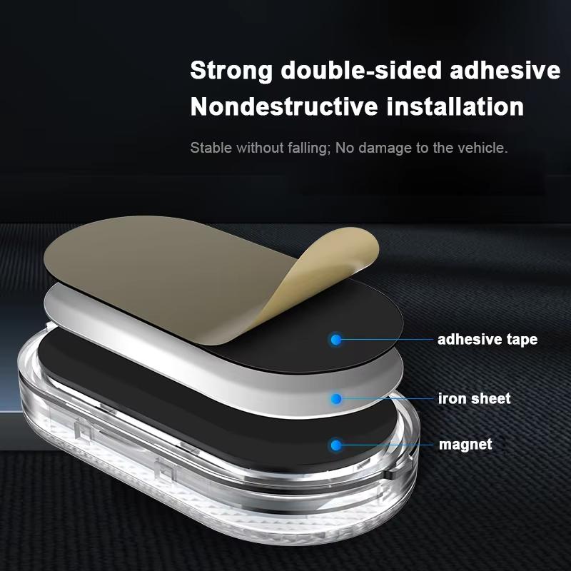 Автомобильные светодиодные сенсорные фонари, беспроводное внутреннее освещение, магнитное автоматическое дверное освещение, потолочный светильник, лампа для чтения, перезаряжаемая через USB 5 В