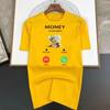 Футболка с принтом Money Calling Mobile, летняя, люксовая, женская, с рисунком, высококачественная, модная, повседневная, мужская футболка