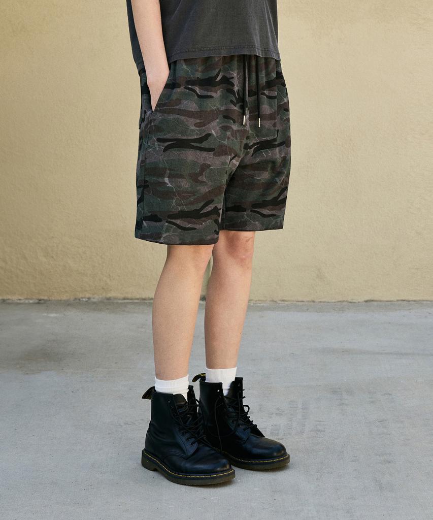 Шорты Peullukeu Camo Easy Elastic Серые Fsp359