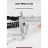 5 Digit Combination Iron Chain Lock Anti-theft Security Lock For Motorcycle Electric Vehicle And Mountain Bike 100 Cm