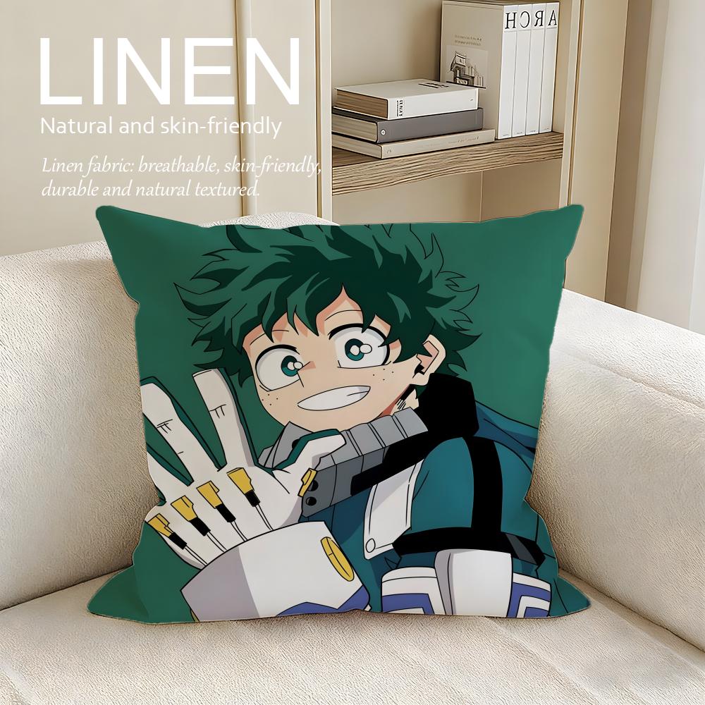 Набор из x шт. наволочек для подушек Action My Hero Academia Дышащая Моющаяся Наволочка для Диванной Подушки