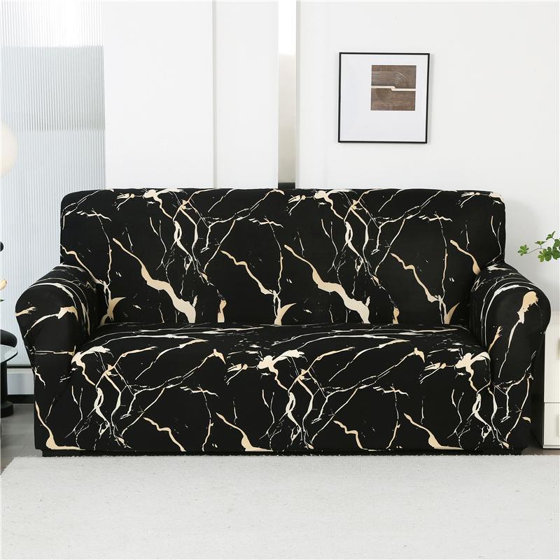 Printed Stretch Sofa Couch Cover for Living Room L Shaped Combination Chaise Sofa Slipcover Home Decor 1/2/3/4 Seats Removable