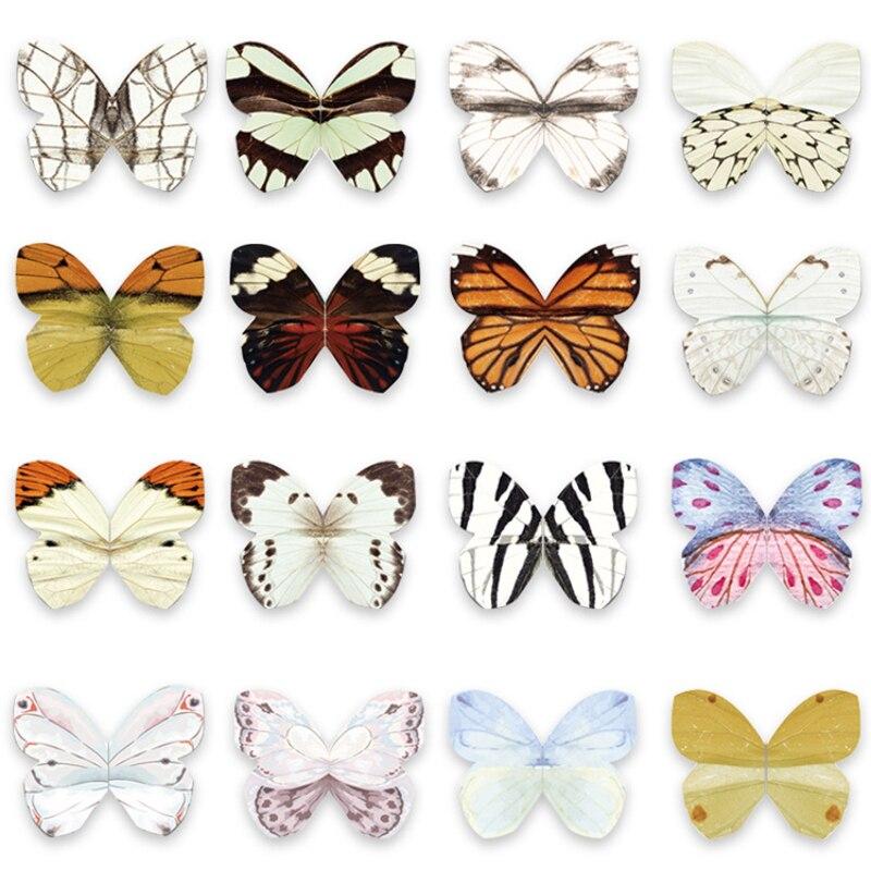 4 шт./упак. красивая бабочка магнитная закладка маркер страницы зажим для книги студенческие школьные канцелярские принадлежности