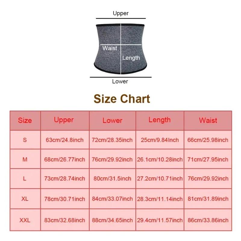 Sweat Shaper Waist Trimmer Gym Fitness Sets Waist Trainer Sauna Belt Neoprene-free Waist Cincher Sauna Slimming Belt
