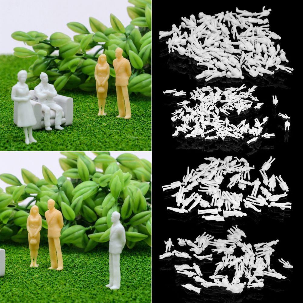 Hnadmade Multi-Style Pose Architectural Models Scale Model White Miniature Figures People Figures