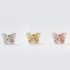 [1+1] Fashion Piercing Aurora Butterfly 3 Types, Choose 1 (sold Individually)