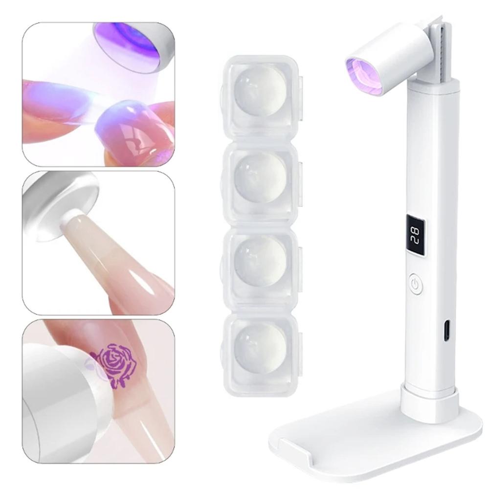 Портативная лампа для сушки гель-лака, УФ-лампа для сушки ногтей, профессиональный нейл-арт