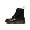 Dr. Martens 1460 Pascal Zebra Print Embossed Short Boots Women Boots Black 26716001