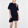 (WMNS) Gucci Chunky Rib Cotton Dress 'Dark Blue' Women's 786470-XKD2S-4003