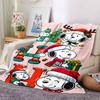 Snoopy'S Christmas Celebration Blanket Soft Throw Blanket For Home Bedroom Bed Sofa Travel Office Solid Christmas Blanket