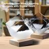 Weather Forecast Glass Bottle Ornament, Small Cube Storm Bottle, Creative Birthday Gift, Novel and Practical Ornament