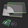 1Pc Diy Gift For Boyfriends Dady Gift Led Blank Acrylic Glowing Business Card Light Transparent Name Tag Board Battery Power