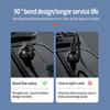Спиральный USB C - USB C кабель, гибкая длина, PD60W, быстрая зарядка, передача данных для телефонов, планшетов, шнур питания, линия данных