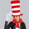 Seuss Dr Cat In The Hat Cosplay Set With Bow Tie Gloves For Costume Christmas