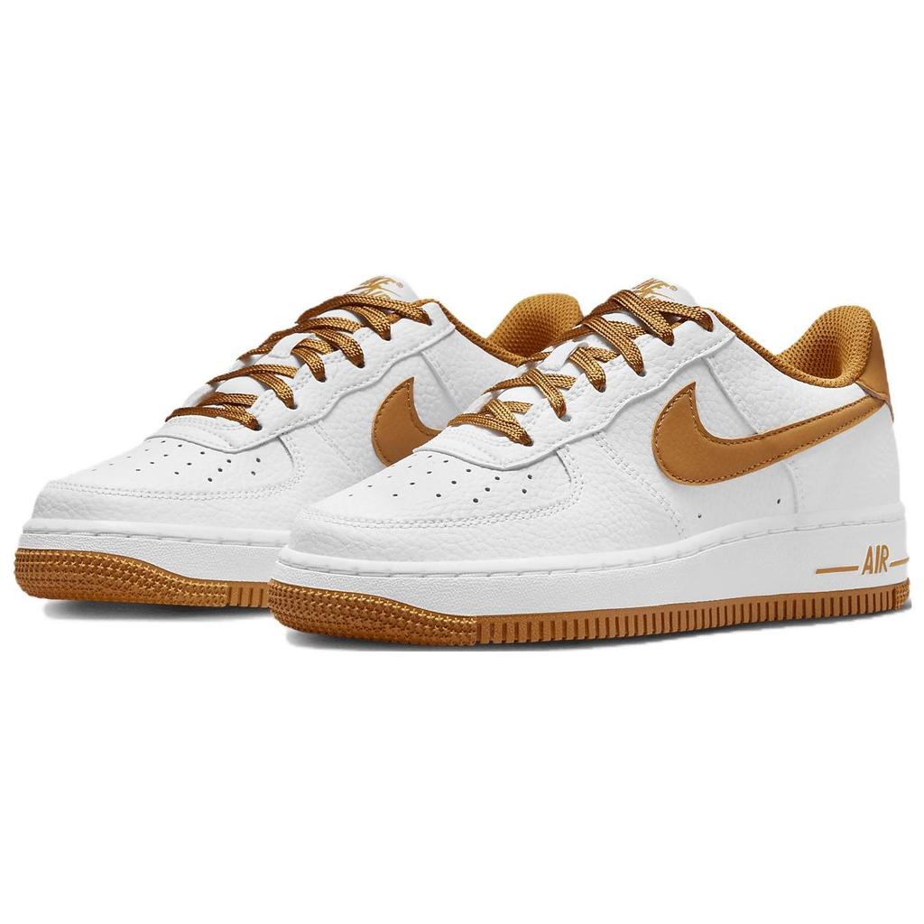 Nike Детские кроссовки Air Force 1 GS White Desert Ochre FJ0706-100