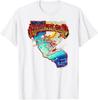 Grateful Dead Серфинг Калифорния Скелет Винтажная Футболка Группы