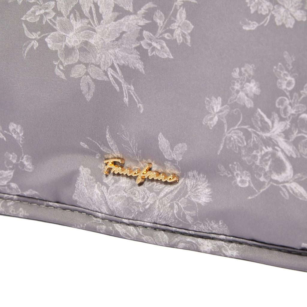 Francfranc Francfranc Classic Flower Hanging Pouch M Dark Gray