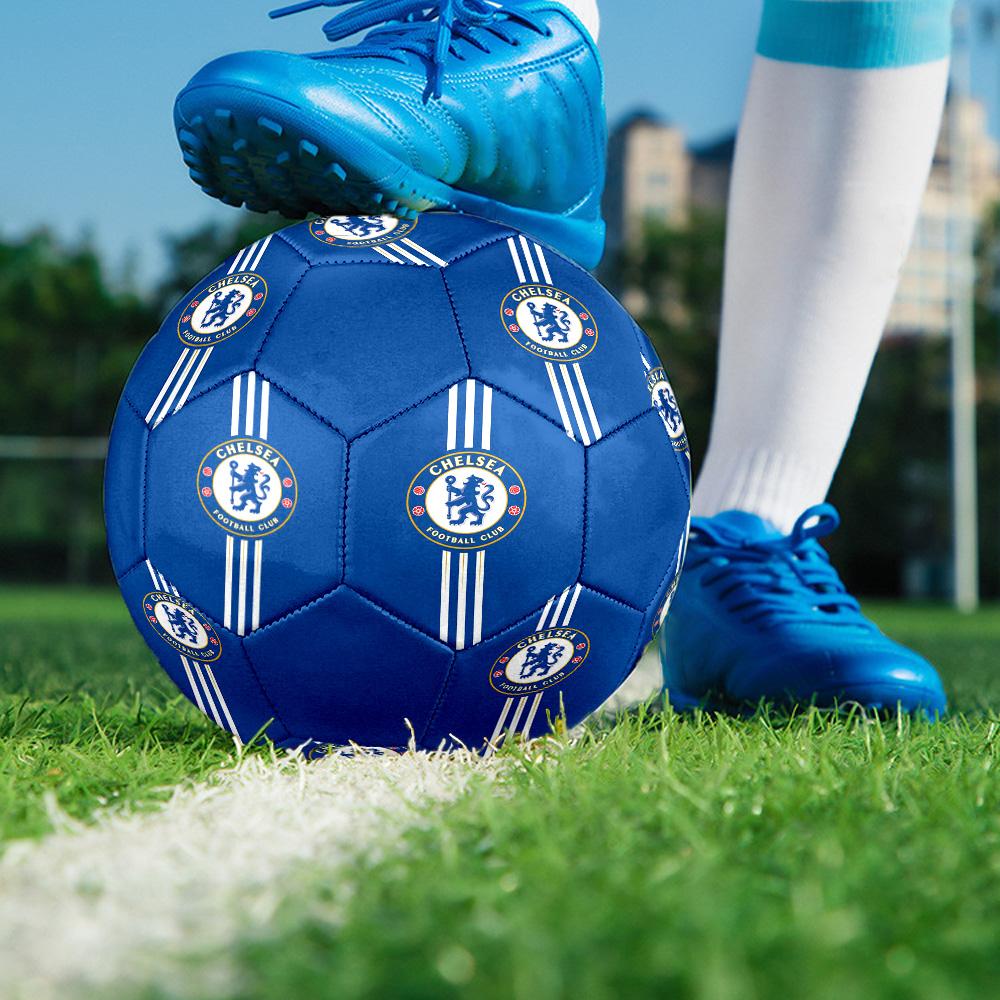 Футбольный мяч для зала Chelsea FC Цветной Для всех возрастов Размер 5 Машинная строчка ПВХ Готов к соревнованиям Прочный Высокий отскок