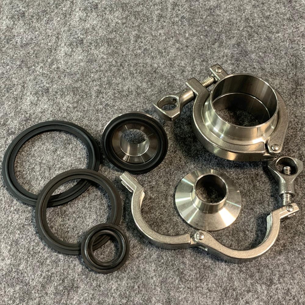 19 25 32 38 51 63 76 89 102 мм 1,5" -4" Зажим Tri Clamp Прокладка-уплотнение FKM Лента для домашнего пивоварения