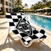 Borussia Monchengladbach Print Beach Towel Design, Soft, Lightweight. for Home Bathroom, Spa, Pool, Yoga, Surfing, Camping, Gift for Family, Friend