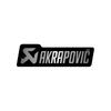 AKRAPOVIC P-HST19AL Термостойкая наклейка на глушитель, 4,7 x 1,3 дюйма (120 x 34,5 мм), алюминий