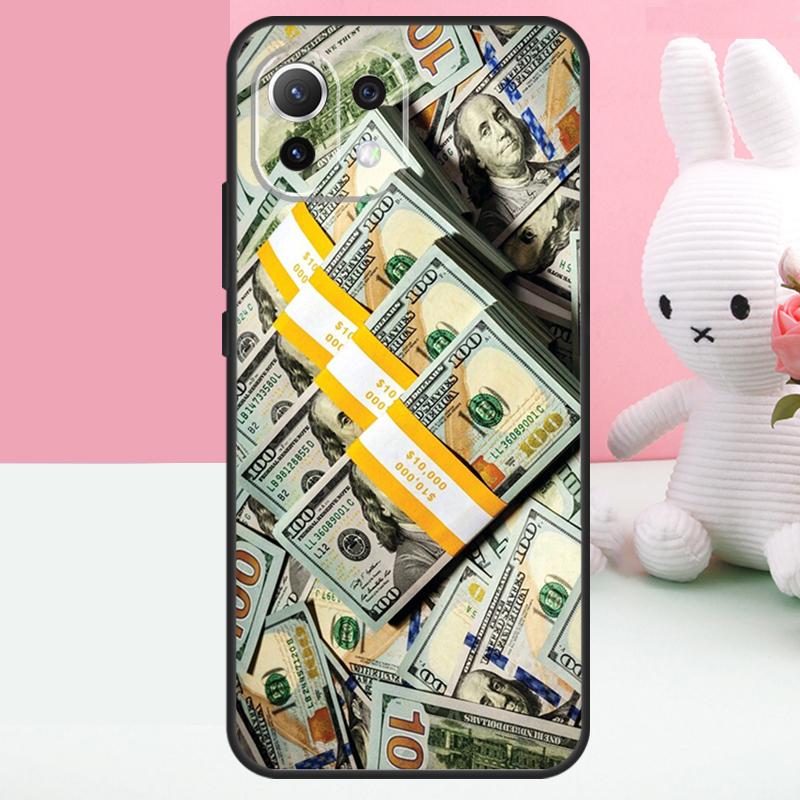 Денежный чехол для банкнот и наличных Доллар для Xiaomi 15 Ultra 14 13 15T 13T 14T Pro 17 Pro Max POCO F7 X7 Pro X5 X6 F5 F6 Funda