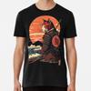 Ukiyo E Samurai Cat   S To 5XL Made In the AU/USA T-Shirt