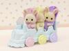Sylvanian Families Doll and Furniture Set Milk Rabbit Triplets Bath Time Set EPOCH DF-22