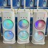 Portable Air Conditioner LED Night Lights Evaporative Air Cooler Small Cooling Fan for Room Bedroom Office Desk