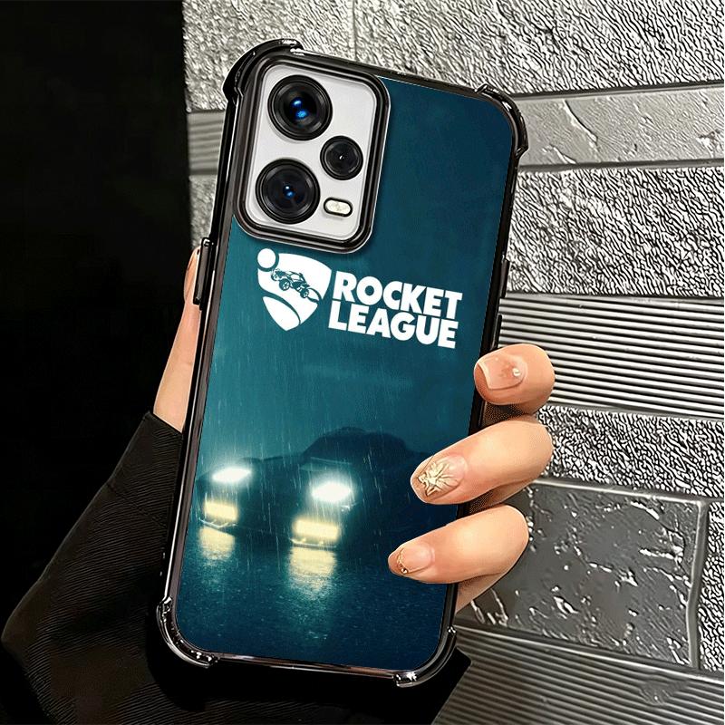 R-Rocket L-League Игровой Мягкий Чехол Для Телефона Для Xiaomi Redmi Note 14 15 Pro Plus 13 12 11S 11T 5G 10 9S 9 Гальванический Противоударный Fundas