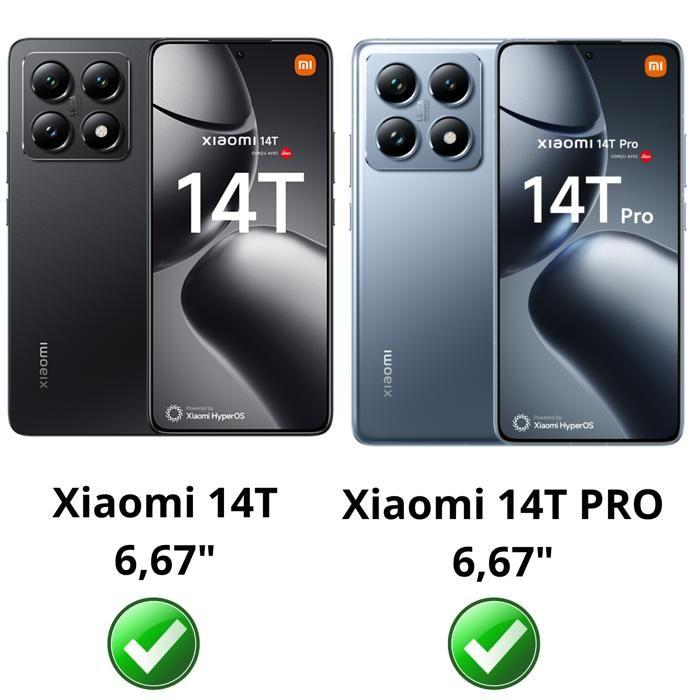Verre Trempé pour Xiaomi 14T / 14T PRO [Pack 2] Film Vitre Protection Ecran Phonillico®