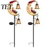 Easy Installation Outdoor Lighting Solar Christmas Garden Stake Light, 31.5 Inch Santa Snowman LED Pathway Lights, Powered Walkway Lights Waterproof