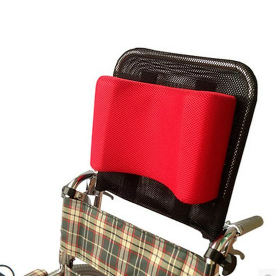 Universal Wheelchair Accessories: Adjustable Headrest & Enhanced Backrest Pillow