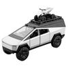 Масштаб 1/24 Tesla Cybertruck Кемпинг Пикап с Мотоциклом Внедорожник Сплав Автомобиль Литая Модель Коллекция Хобби Дисплей Украшения Детская Игрушка