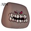 Comfortable Driving Headrest Cushion Funny Car Covers, Ghost Skull Print Decorative Covers for Cars Seat Protector, Universal Breathable Auto Interior
