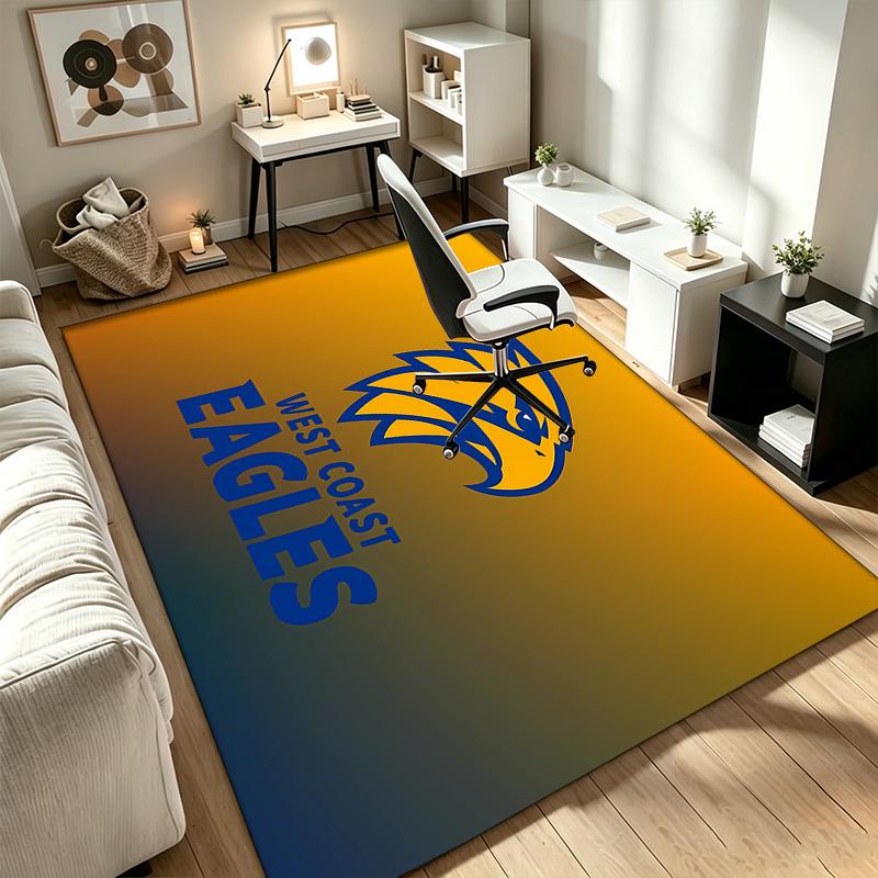 west coast eagles A rug suitable for office chair areas living rooms and computer desks perfect for home offices and an ideal holiday gift