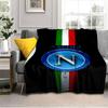 Napoli Football Club Emblem Blanket Outdoor Flannel Blanket for Camping, Hiking, Garden Parties, Picnic Essentials,gift for family and friends