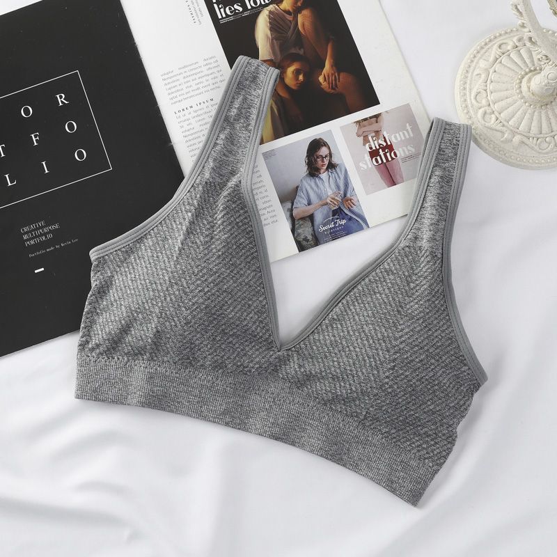 Спортивный бюстгальтер без спинки для девочек-подростков, бесшовный, пуш-ап, майка-ками, поддерживающий, с боковой поддержкой, на лямках, амортизирующий ками