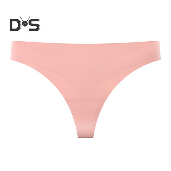Women's Cotton Thong Soft Breathable Seamless Panties Ladies Sexy Low-rise Briefs Stretchy Bikini Underwear