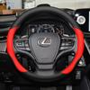 Ультратонкий чехол на руль из натуральной кожи для Lexus ES200 ES300h RX350 NX200 CT200 UX260 Универсальный, диаметр 38 см