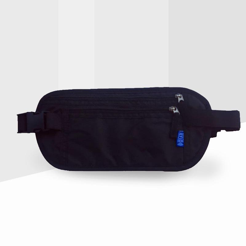 Невидимая поясная сумка с RFID-защитой для бега и езды на велосипеде