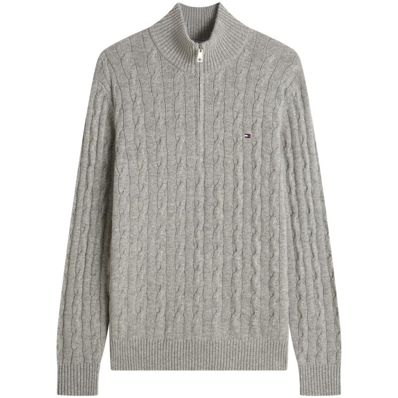 Tommy Hilfiger cable-knit half-zip sweater MW0MW40443