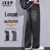 ДЖИНСЫ JEEP SPIRIT Мужские Джинсы Прямого Кроя Свободного Покроя