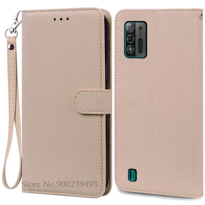 Чехол A52 Lite для ZTE Blade A52 Lite, мягкий силиконовый кожаный чехол-кошелек, чехол для ZTE Blade A52 Lite, чехол из ТПУ, задняя крышка Etui