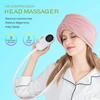Электрический массажер для головы под давлением воздуха, повязка на голову с подогревом, разминающая подушка безопасности для головы, массажный пояс для кожи головы, глубокий массаж, облегчение головной боли