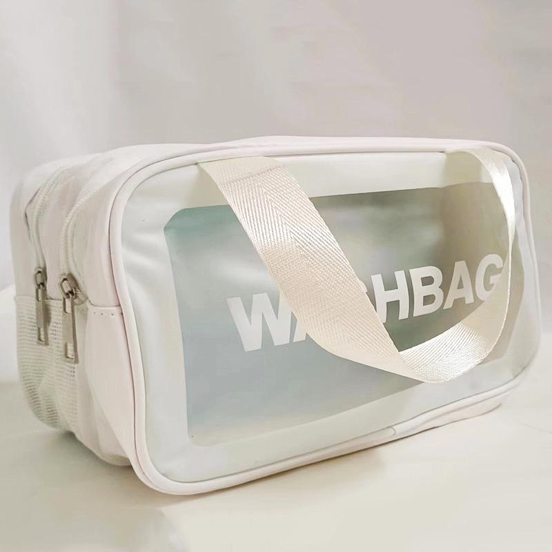 Waterproof Travel Toiletry Bag with Dry/Wet Separation and Large Capacity for Cosmetics and Swimming Gear