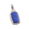 Натуральный лазурит, драгоценный камень, стерлинговое серебро 925 пробы, подарочный кулон 1,50 дюйма J0U45