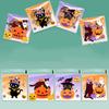 100Pcs Happy Halloween Candy Bag Gift Cookie Bags Biscuits Snack Plastic Packaging Bags Halloween Party Decor Supplies